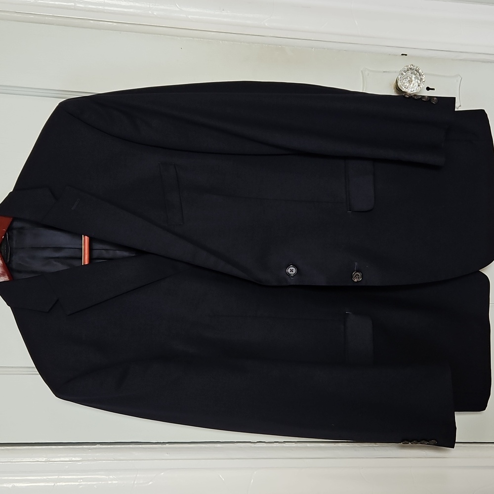 Men's Ralph Lauren Classic Navy Blue Wool Suit